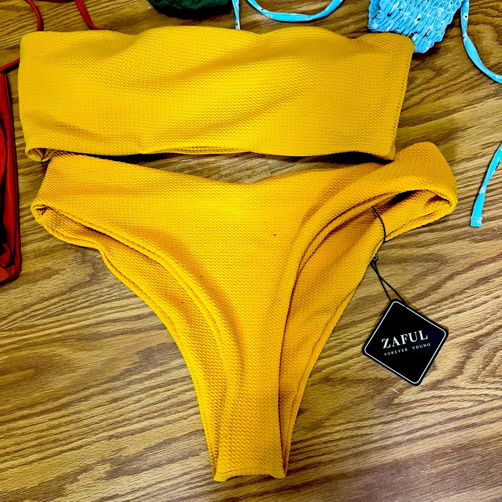 Zaful Yellow Bikini